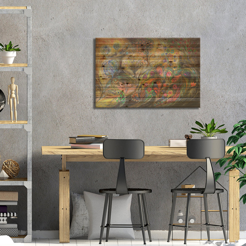 «Under The Wind III on Wood» par Elena Kotliarker, reproduction, H 18 po x l 26 po x P 1,5 po
