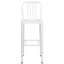 Tabouret de comptoir de 24 po en métal de qualité commerciale avec repose-pieds Carouthers par Flash Furniture-70482175-33123338