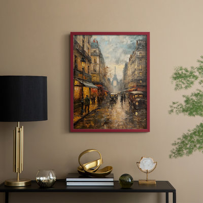 LANDSCAPES Series CCCLXXXIII Framed Print - Solid Wood