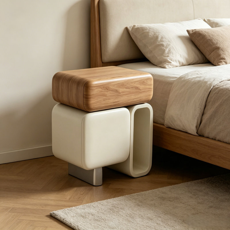 Elegance Nightstand Bedside Table End Table