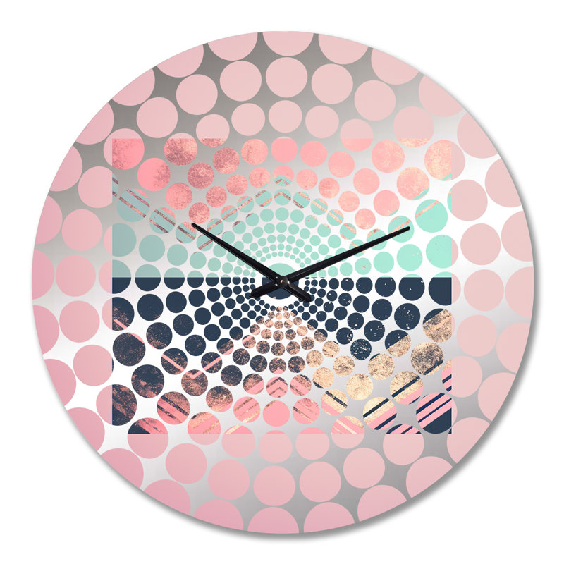 Habandi - Horloge murale géométrique abstraite, Grand