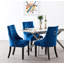Scott Velvet Dining Chairs - Ergonomic Scoop Knockerback and Solid Wood Legs - Tufted Side Chair for Dining Room Kitchen Living Room-865502780-937285867