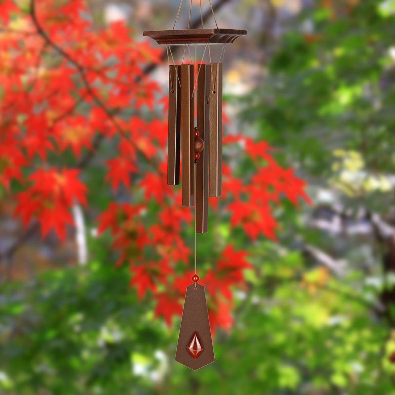 Rustique - carillon de vent ambré, Ambre