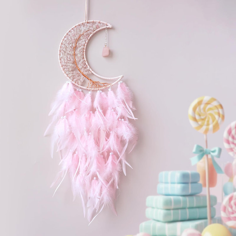 Dream Catchers with Chakra Gemstone Agate Stone