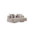 Canapé en bois de pin de style Mid-Century rembourré en chenille de 91 po Verandah-1514621235-1514621232