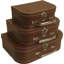 Ensemble de 3 boîtes de rangement décoratives en carton-966711567