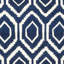 Tapis bleu foncé / ivoire en laine touffeté à la main Deedie-19273766