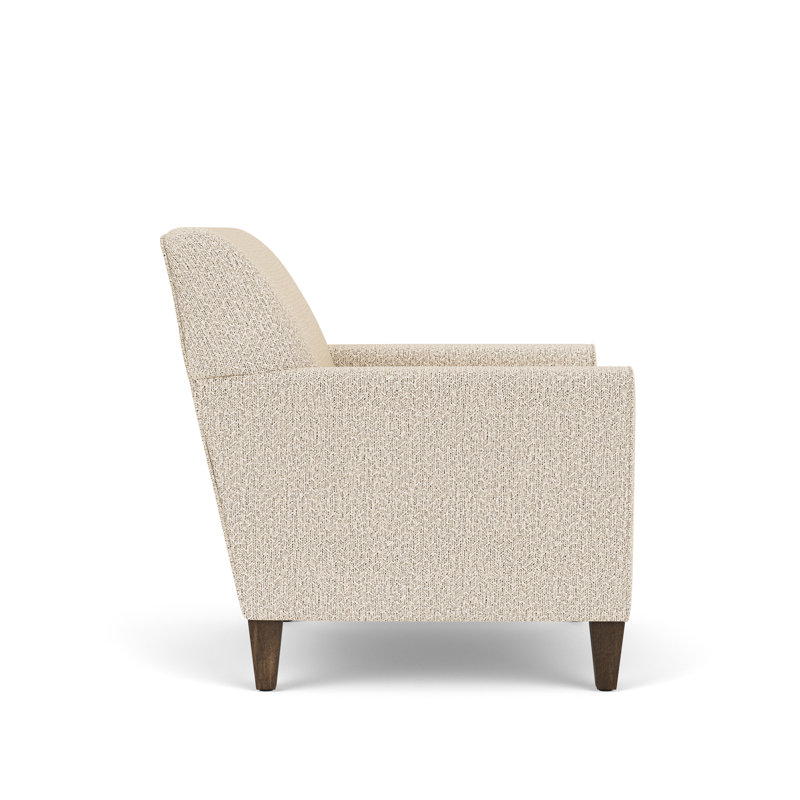 Upholstered Armchair, Light Beige Polypropylene/Olefin