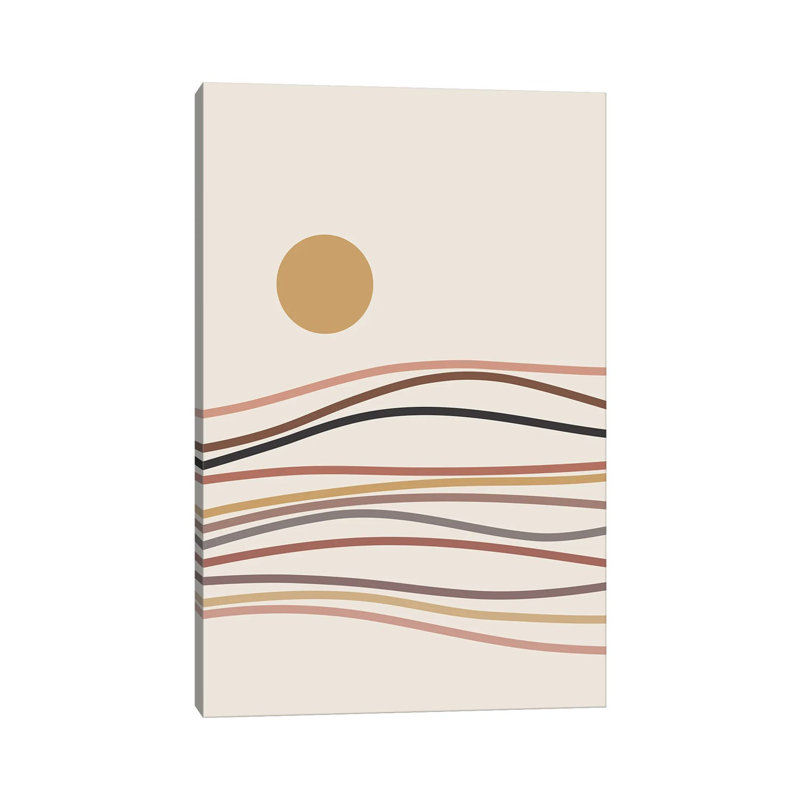 Abstract Landscape XVI - Print on Canvas, Wrapped Canvas, 30.48 cm H x 45.72 cm W