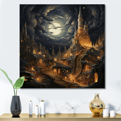 " Islam Moonlight Ascending Minaret "