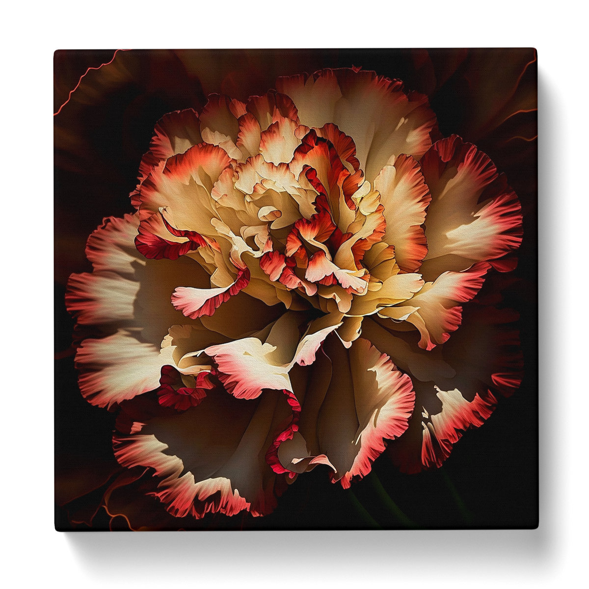 Marlow Home Co. Carnation Flower Abstract Expressionism - Art Prints ...