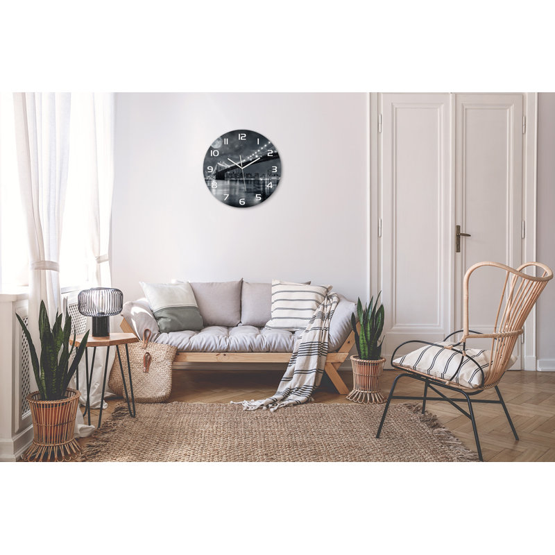 Joshuwa Glass Wall Clock