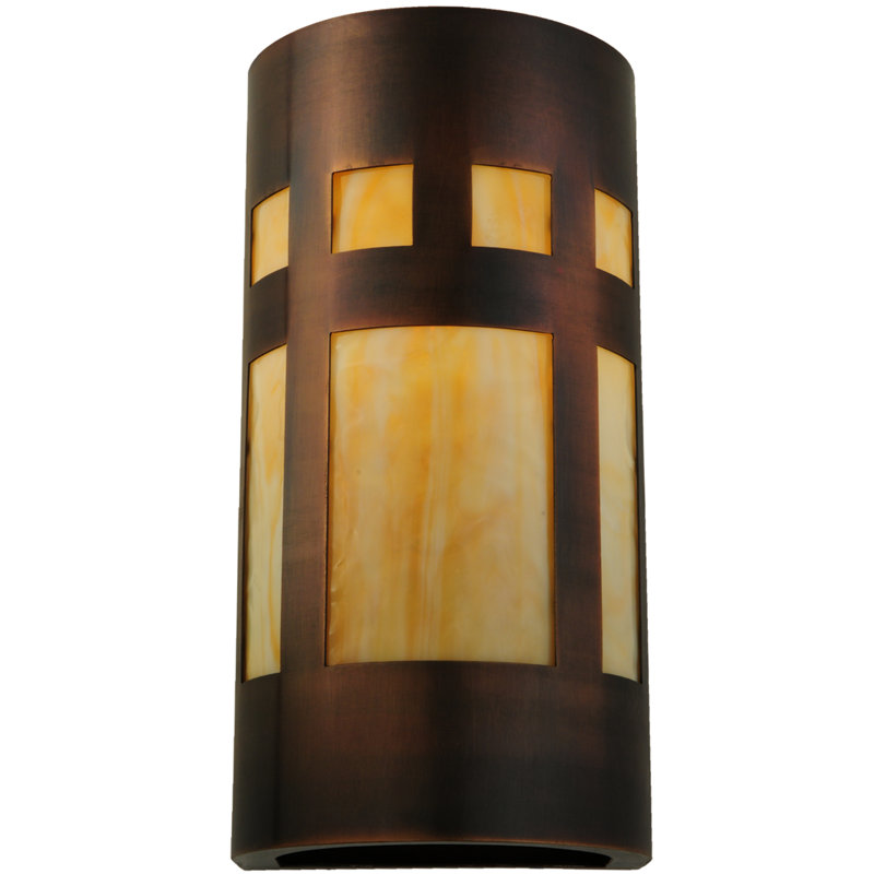 1 - Light Outdoor Bulkhead Light, Copper