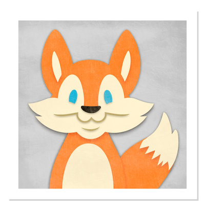 «Cheery Fox», impression sur papier
