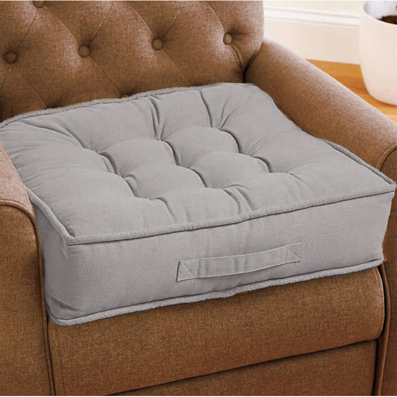 Domaingue Garden Seat Cushion, Silver