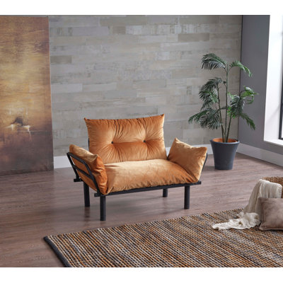 Mychala Metal 49'' Reception Loveseat