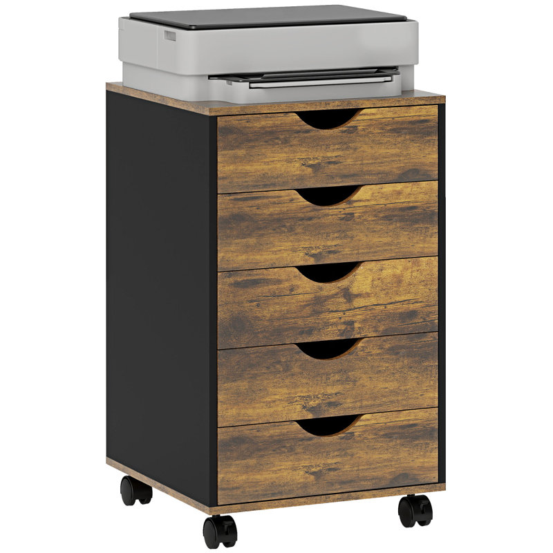 40cm Wide 5 -Drawer File Cabinet