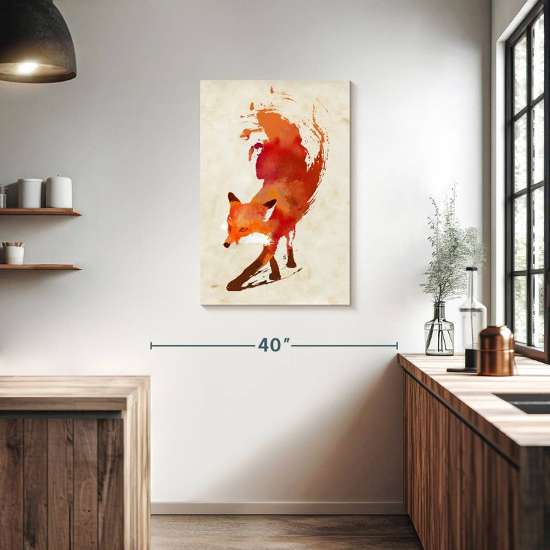 Vulpes Vulpes, 36" H x 24" W