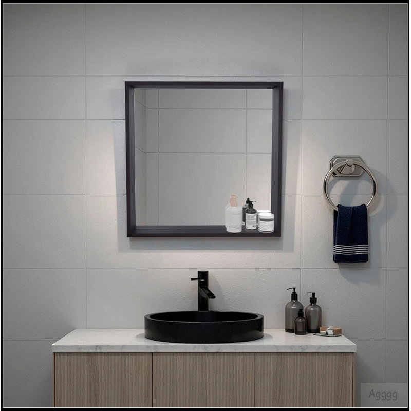 Armoire de toilette murale avec rangement Wenge