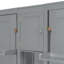 Lits simples escamotables muraux avec armoires et tablettes
