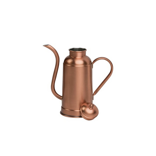Matte Solid Copper Olive Oil Dispenser – 600ml Drip-Free Pourer For Kitchen, Cooking & Dining