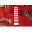 Tapis de couloir unique en laine noué à la main style années 1990 de 4 pi x 9 pi 6 po rouge