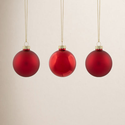 Glass Christmas Ball Ornament