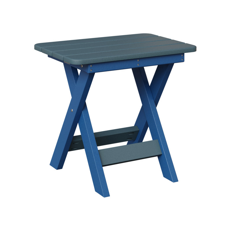 Outdoor Side Table, Pacific Blue, Slate