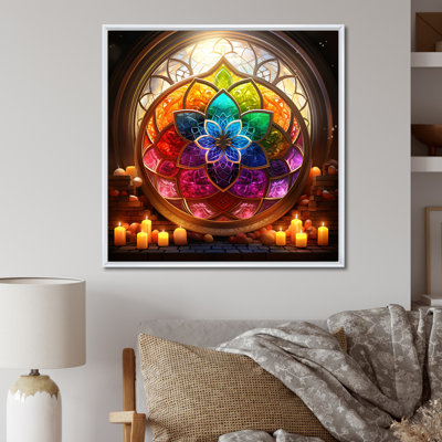 " Sacred Geometry Stained Glass Shrine "