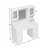 Wooden Makeup Vanity Table And Stool Set With Mirror And Lights