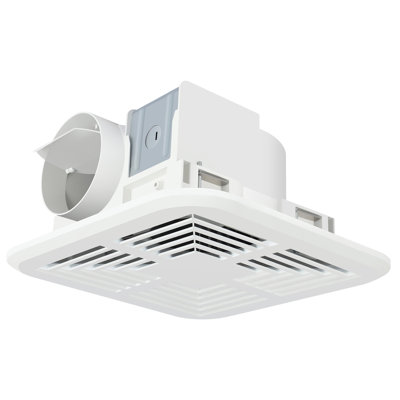Bathroom Exhaust Fan,80 CFM Bathroom Vent, 1.5 Sones Low-Noise, Premium Motor Ceiling Fan,4" Duct Ceiling Vent Fan for Bathroom,Laundry Room, Home Ventilation, White