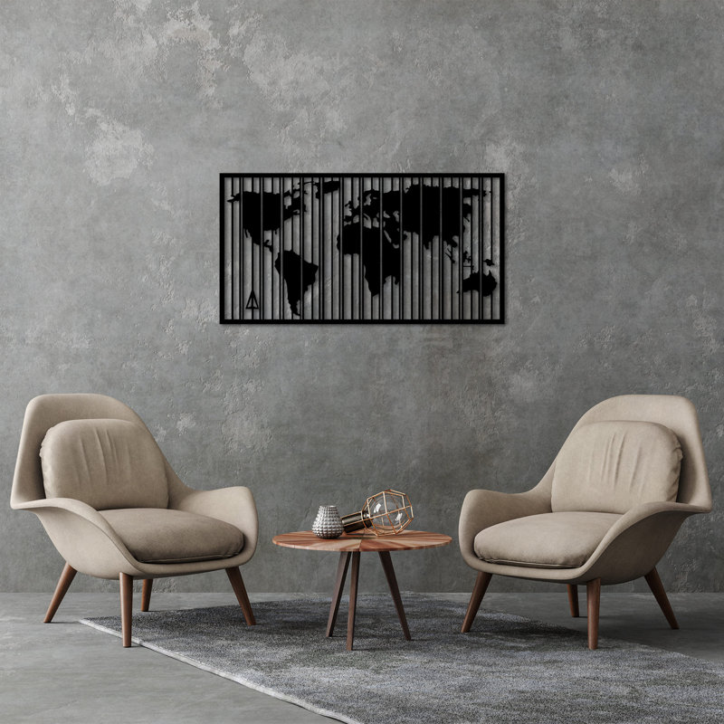 Décoration murale, H 24 po x l 44 po x P 0,59 po