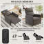 Remote Control Upholstered Electric Recliner