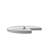 Rev-A-Shelf Polymer Kidney 1-Shelf Lazy Susan with Bottom Mount Rotating Post for Corner Wall Cabinets-20984366