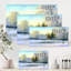 Paysage, arbres verts, peinture sur toile d'hiver-59758227-59787038