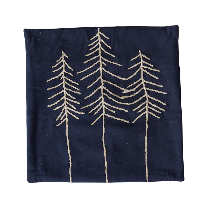 Embroidered Pillow Cover