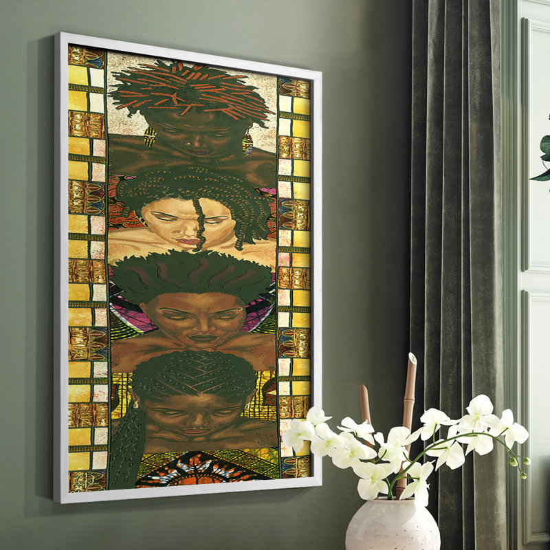 Spiritual People II, reproduction encadrée - bois massif, Blanc, H 28 po x l 22 po