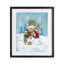 «Traditional Festive Snowman», reproduction d'art sous verre encadrée par Diane Kater-145447391-145447389
