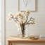 Organic Modern Butterfly Magnolia Arrangement