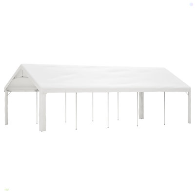 Outdoor Carport Canopy, Storage Hooks For Camping, Patio, Garden & Backyard