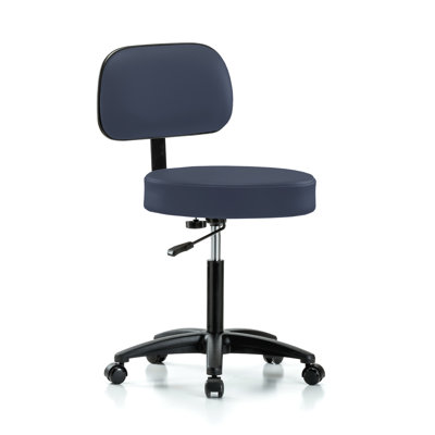Tabouret réglable en hauteur avec dossier PERCH Walter | Hauteur du banc moyen: 21 à 28,5 po