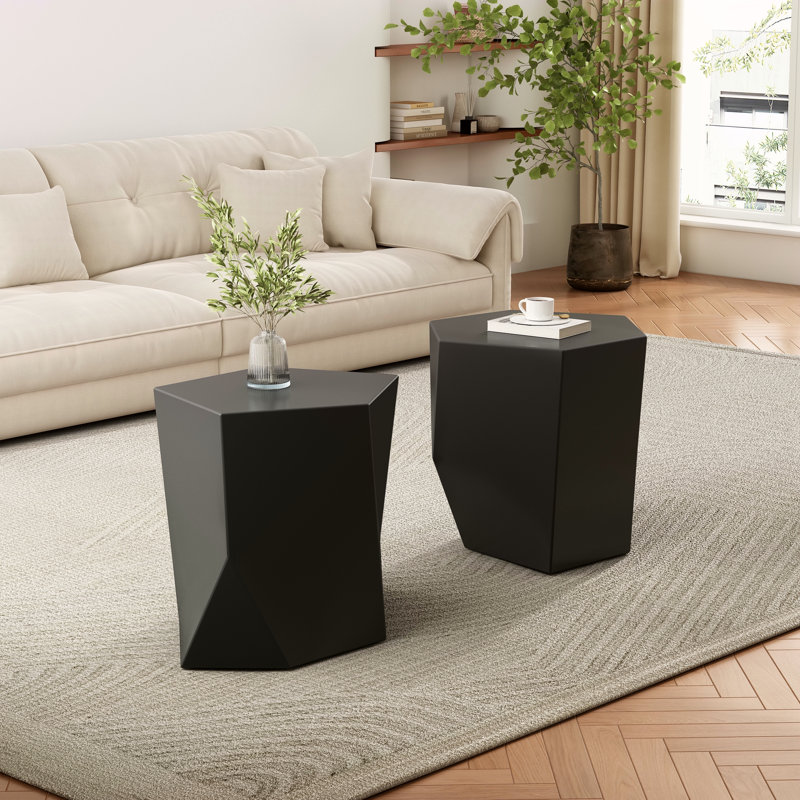 Ensemble de table à café moderne, Noir