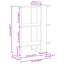 71.5cm H x 52cm W Engineered Wood Bookcase-1350354696