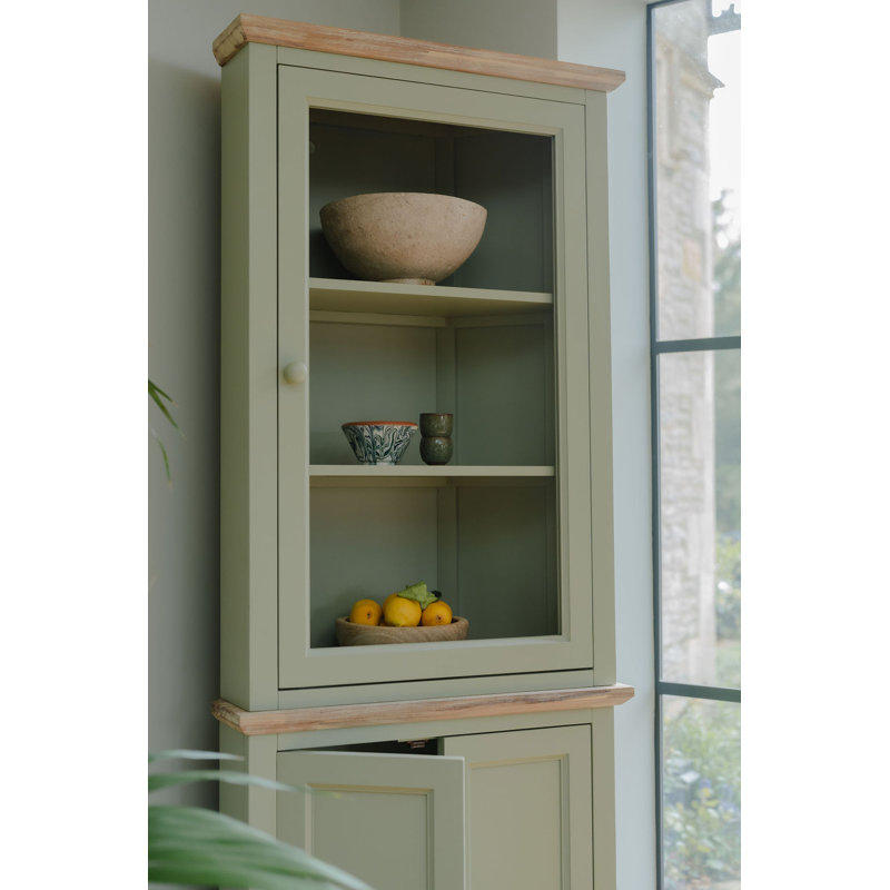 Teague Display Cabinet, Sage Green