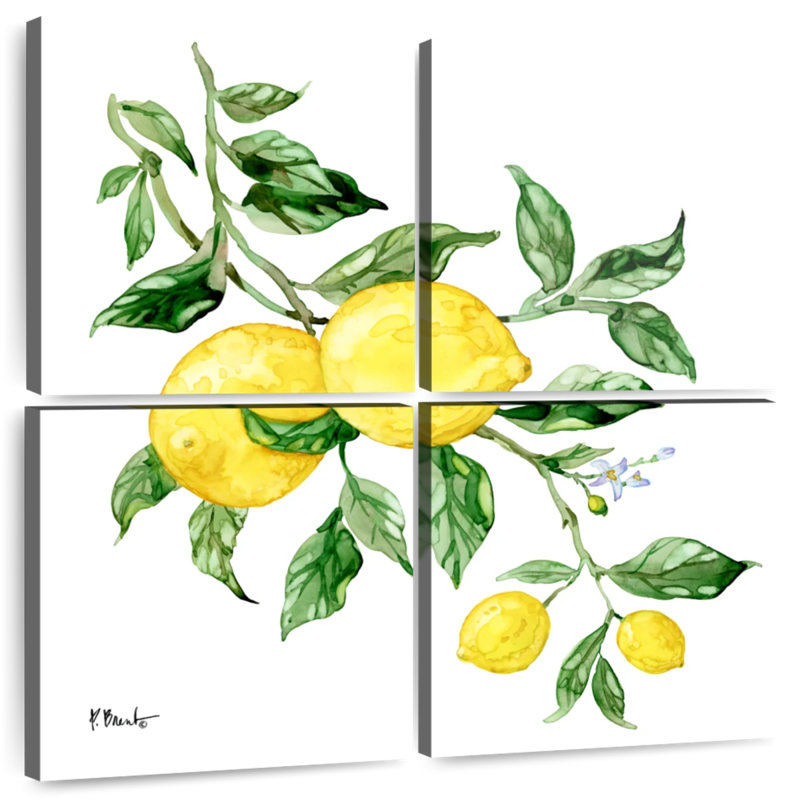 Yarlin citrons siciliens I, H 18 po x l 18 po