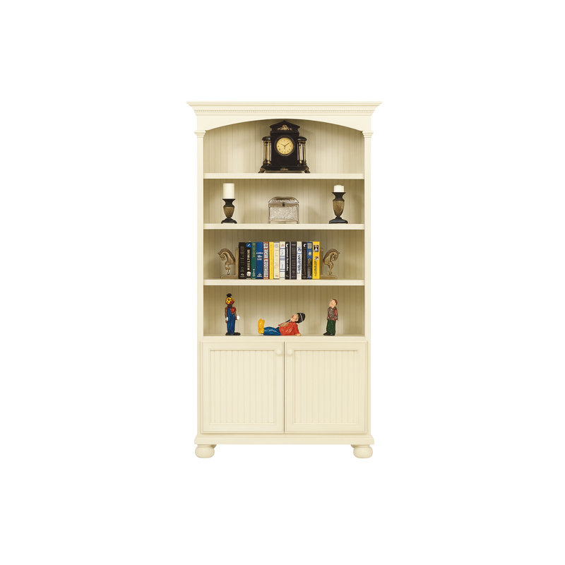 Bibliothèque en bois massif Coastal Premiere, Soft White