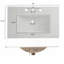 Meuble-lavabo de salle de bain avec lavabo en céramique