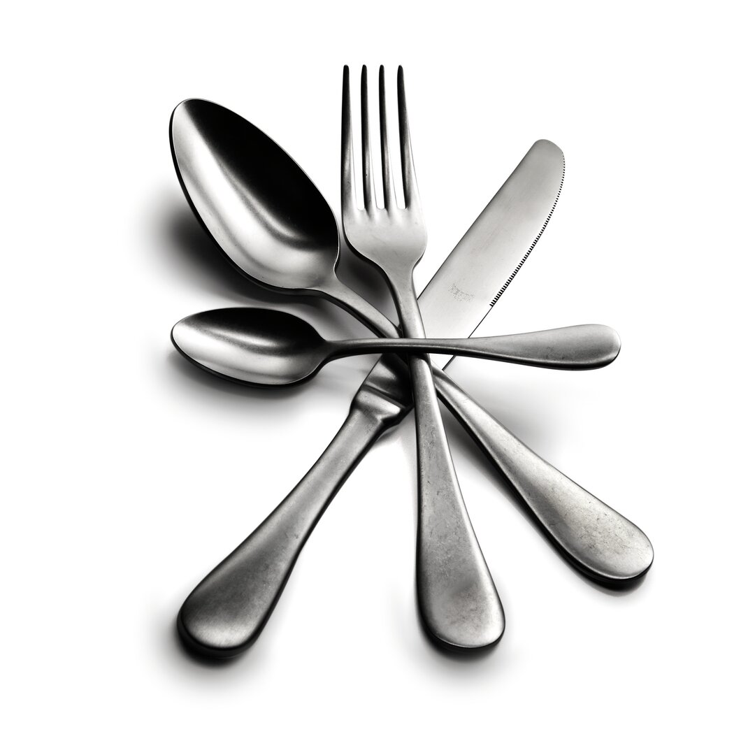 24-Piece Cutlery Set gray