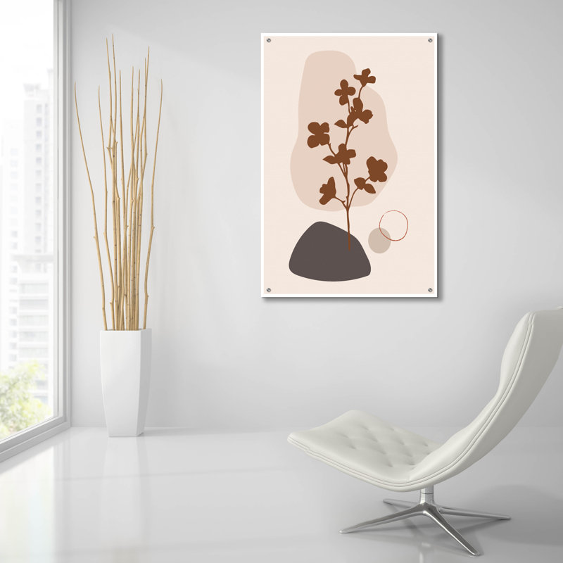 «Abstract Minimal Flourish Tree» par Sabrina Balbuena, H 36 po x l 24 po x P 0,2 po