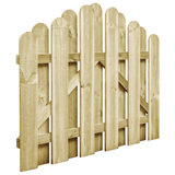 Etchemin 75cm H x 100cm W Green Wood Gate
